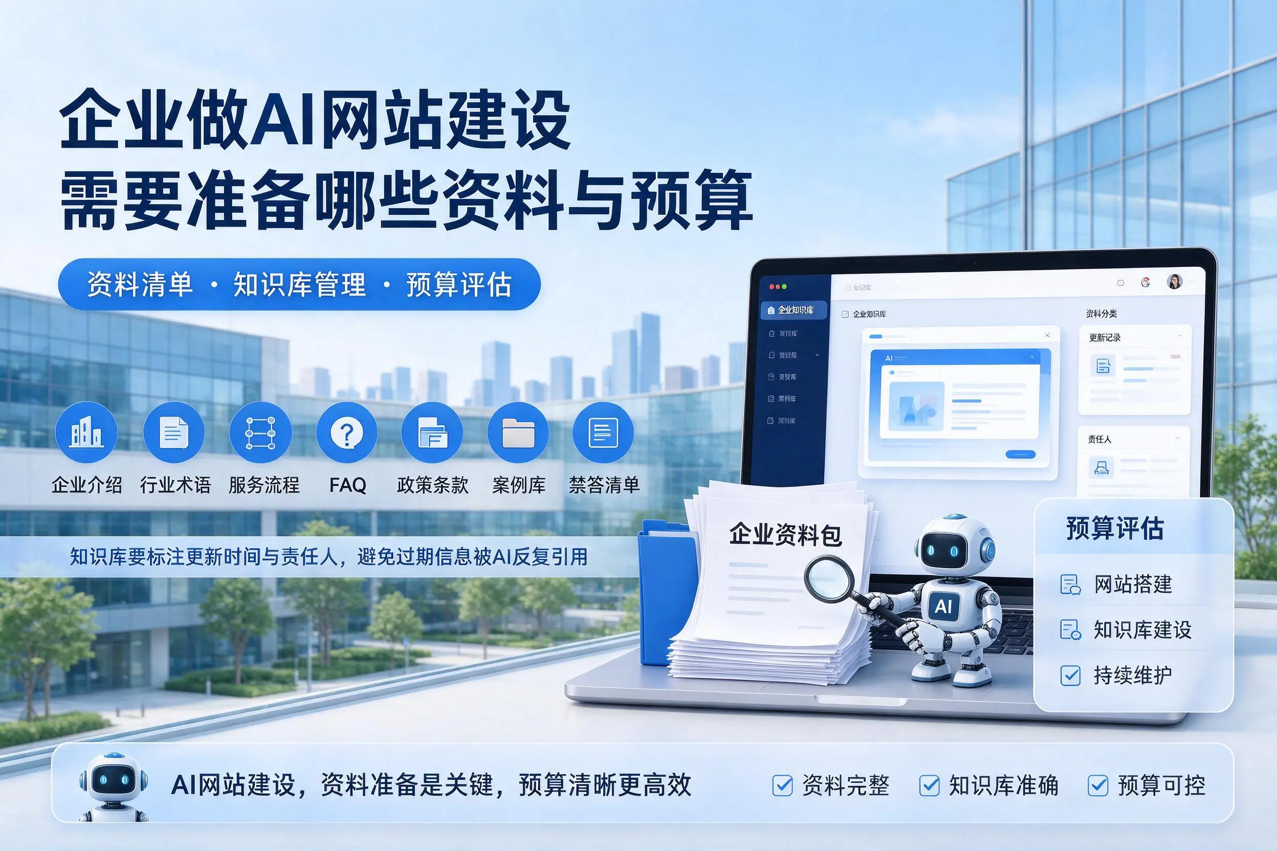 临沂企业做AI网站建设需要准备哪些资料与预算