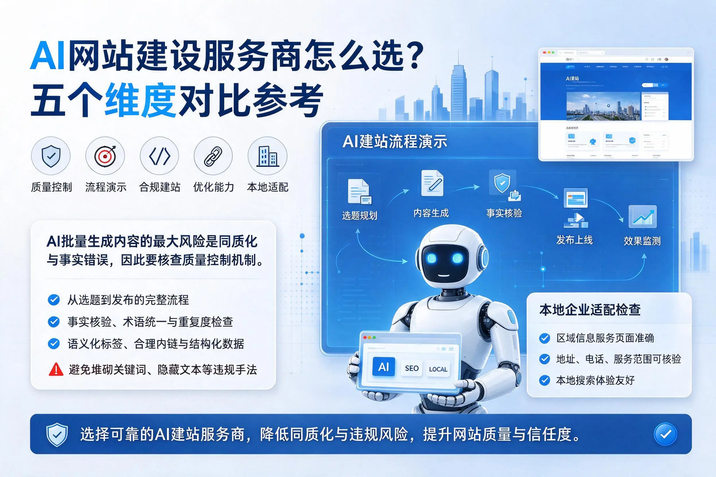 临沂AI网站建设服务商怎么选?五个维度对比参考