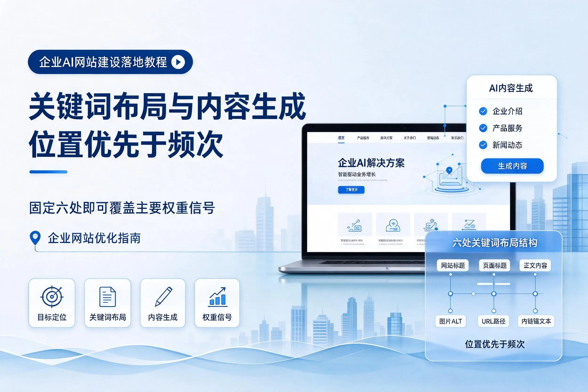 临沂企业AI网站建设落地教程：关键词布局与内容生成